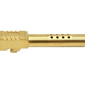 Optimus Series Ported Flush Cut Barrel for Glock 19 – Titanium Nitride (TiN)