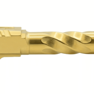 Titanium Nitride (TiN) Threaded KMT Spiral Fluted Barrel For Sig P365