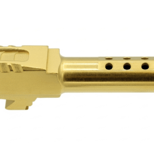 Titanium Nitride (TiN) Optimus Series Flush Cut Ported Barrel for Glock 43