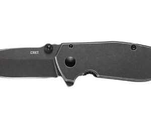 CRKT 2493 Squid Assisted Black Flipper Knife 2.37″ Black Stonewash