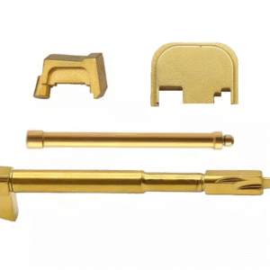 Titanium Nitride (TiN) Coated Upper Parts Set For Glock Builds
