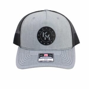KM Tactical Richardson 112 Grey & Black Patched Hat