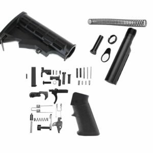 AR 15 Lower Build Kit – Mil-Spec Stock and Lower Parts Kit (LPK)