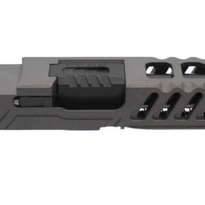 Assembled Tungsten Cerakoted G17 RMR MKII ONE-OFF Glock Slide w/ Nitride Optimus Barrel