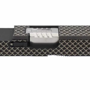 Assembled Nitride Dragon Scale Engraved G17 RMR One-Off Slide w/ Stainless Optimus Barrel