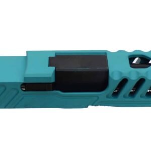 Assembled Aztec Teal Cerakote G19 RMR MKII One-Off Slide w/ Nitride Barrel