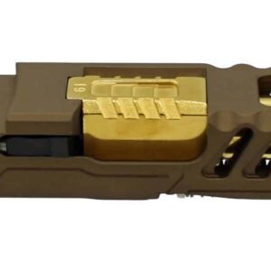 Assembled Burnt Bronze Cerakote G19 RMR MKII One-Off Slide w/ Titanium Nitride Barrel