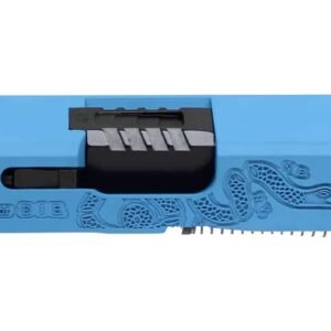 Assembled Sky Blue “Join or Die” Engraved G19 Standard One-Off Slide
