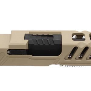 Assembled Desert Sand Cerakote G22 RMR MKII One-Off Slide w/ Nitride Optimus Barrel