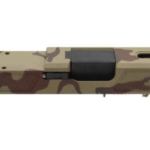 Assembled Camo Cerakote G26 Bullnose One-Off Slide w/ Nitride Barrel