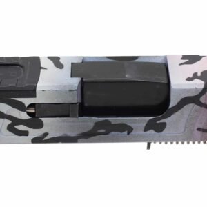 Assembled Custom Camo Cerakote Glock 43 RMSc PATMOS One-Off Slide w/ Nitride Barrel