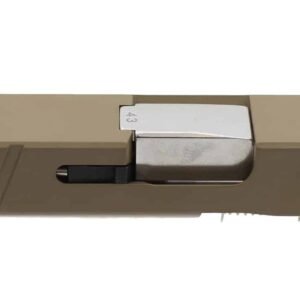 Assembled & Complete FDE Cerakote G43 Standard One-Off Slide w/ Stainless Barrel