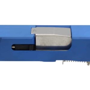 Assembled & Complete Blue Cerakote G43 Standard One-Off Slide w/ Stainless Steel Barrel