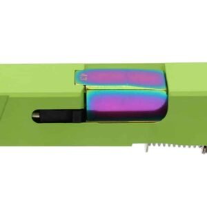 Assembled & Complete Zombie Green Cerakote G43 Standard One-Off Slide w/ PVD Barrel
