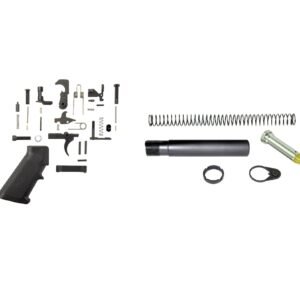 AR-15 Pistol Lower Build Kit – Pistol Buffer Tube Assembly & Lower Parts Kit – LPK