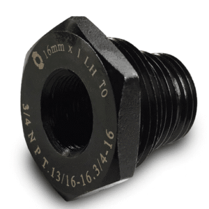 16MM x 1 LH Three Stage Adapter