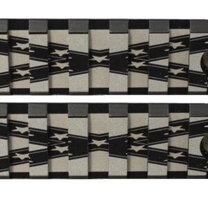 Engraved 2-Pack Keymod Mini Rails – Confederate Flag