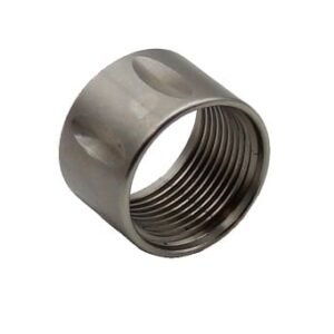 Stainless .578×28 Fluted Pistol Length Thread Protector
