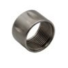 Stainless 9/16×24 Fluted Pistol Length Thread Protector