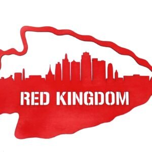 Red Kingdom Wood Sign
