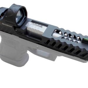 Assembled & Complete KMT Ballistic Diffusion/Emission (B.D.E.) Compensated Slide For Glock 19 (Gen 1-4)