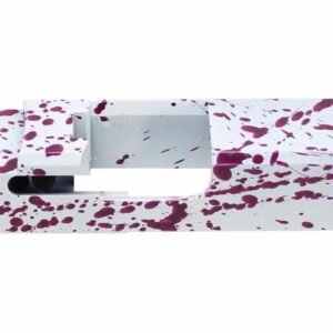 Stormtrooper White & Black Cherry Cerakote G17 RMR One-Off Slide