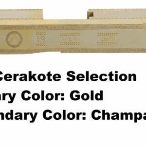 Molon Labe Deep Engraved Custom Cerakote One-Off Slide For Glock 19
