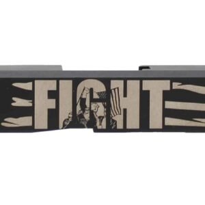 Engraved Slide for Glock Builds – Trump Fight w/ American Flag