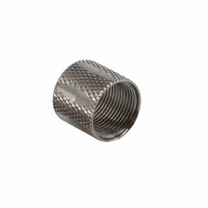Stainless 5/8×24 Knurled Fluted Rifle Length Thread Protector