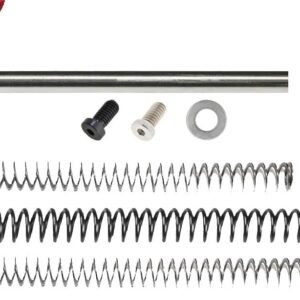Captured Stainless Steel Guide Rod for Glock 19 (Gen 1–5) – With Variable Power Spring Options