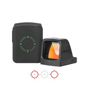 Osight X Open RMR Reflex Sight: 3 MOA Dot & 32 MOA Circle Multi-Reticle System with Magnetic Charging Cover